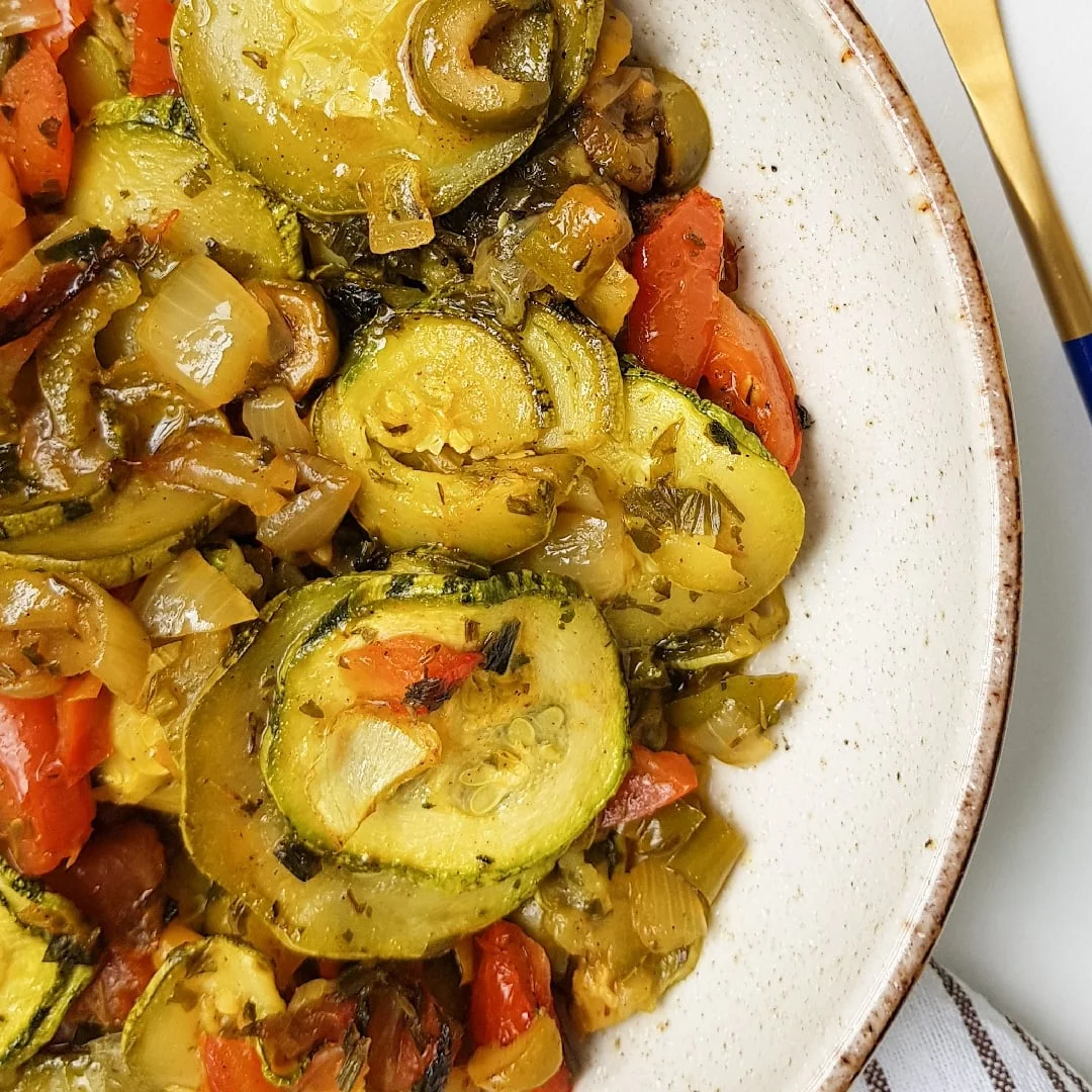 Caponata de abobrinha Caponata de abobrinha