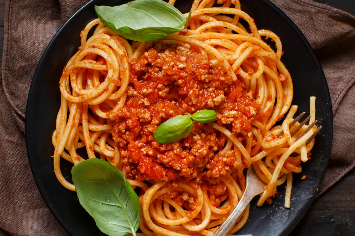 Macarrão com Carne Moída