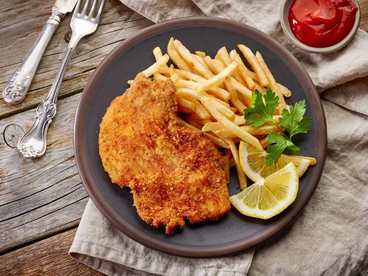 Bife à milanesa Bife à milanesa