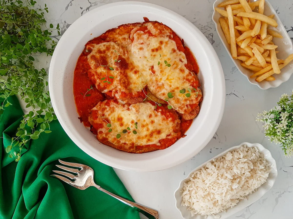Filé à parmegiana Filé à parmegiana
