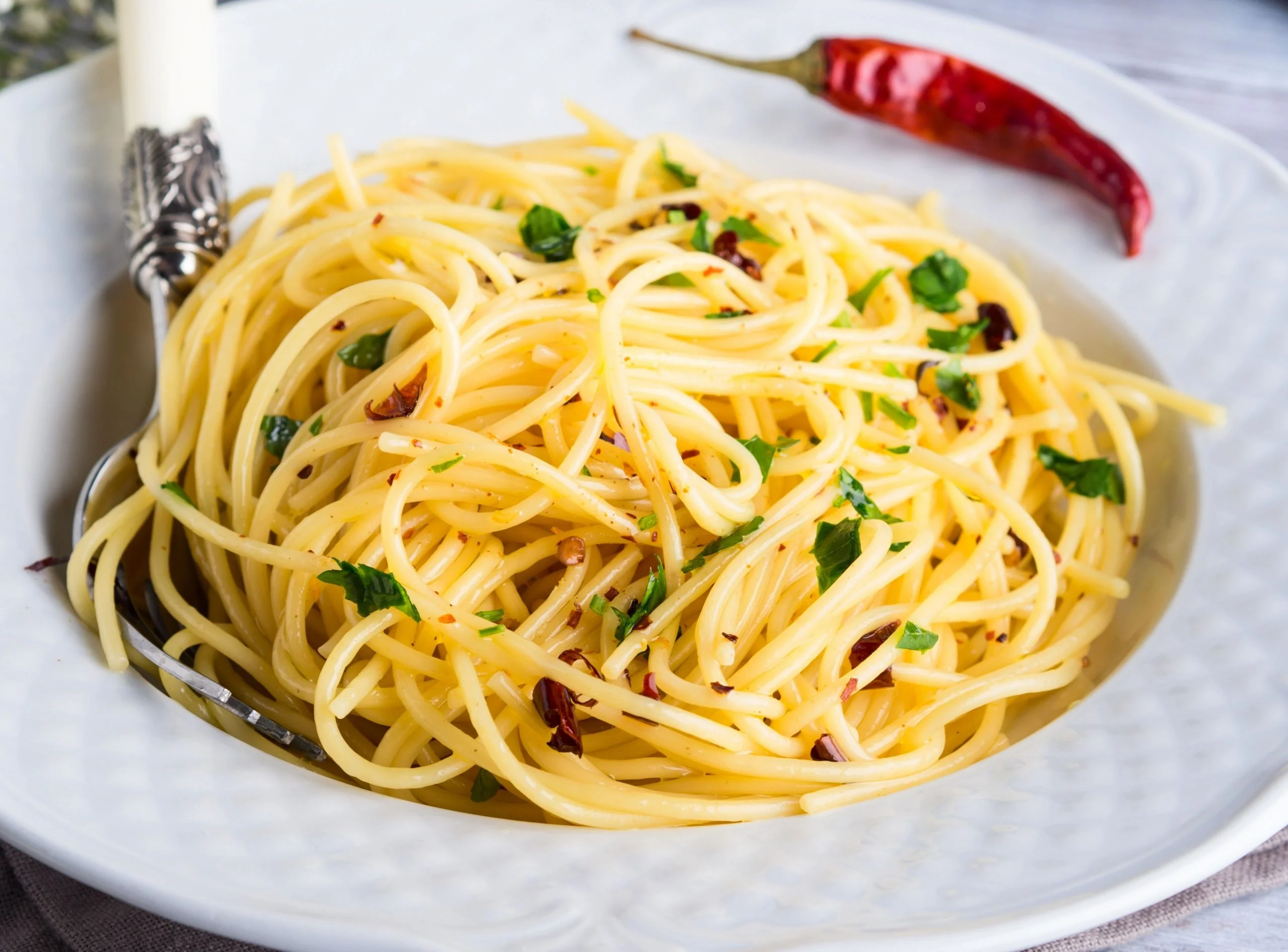 Macarrão ao alho e óleo