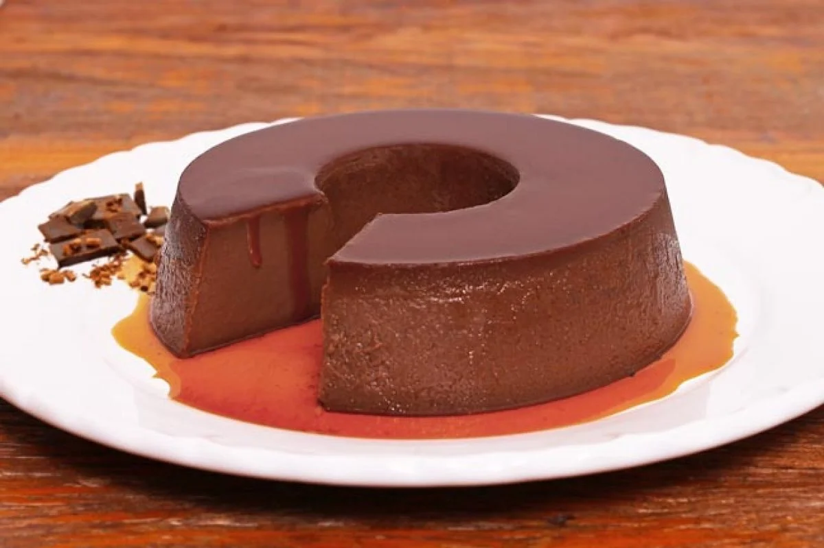 Pudim de chocolate Pudim de chocolate