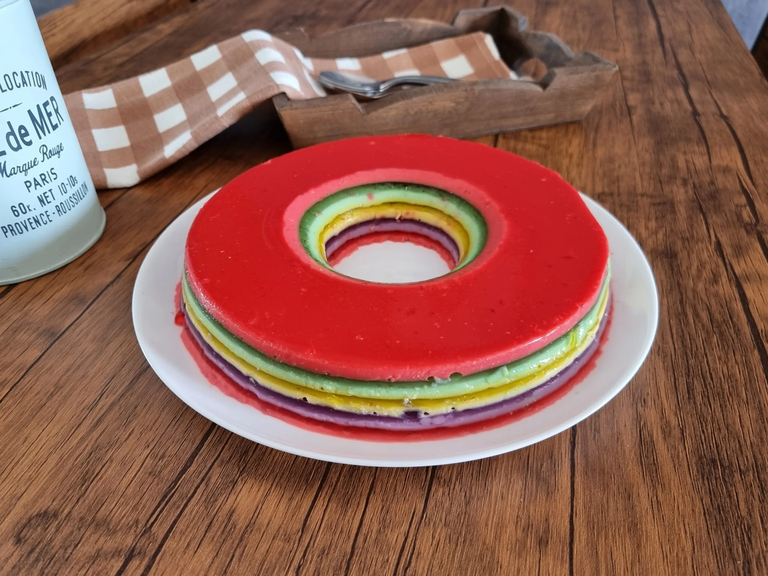 Gelatina Colorida em Camadas Gelatina Colorida em Camadas