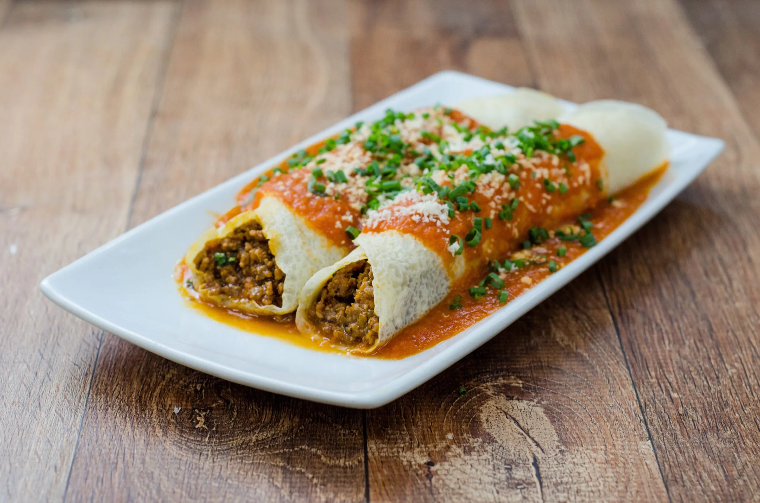 Panqueca de carne moída