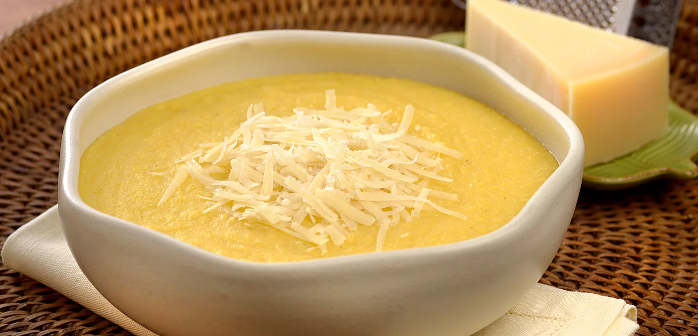 Polenta na panela de pressão Polenta na panela de pressão