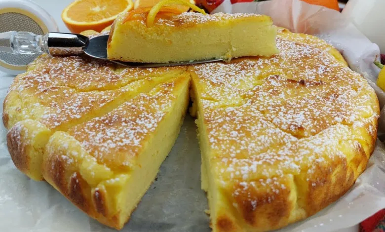 Queijada de limão e laranja Queijada de limão e laranja