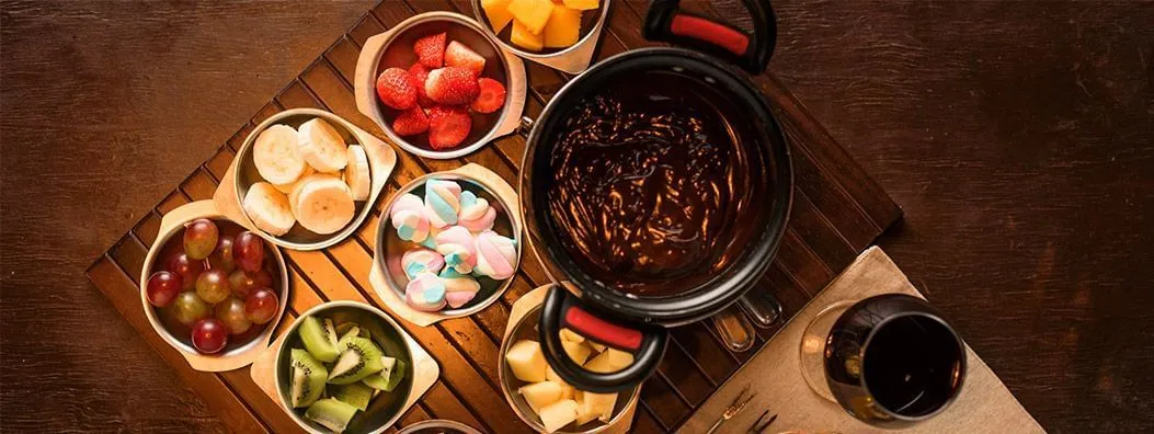 Fondue de chocolate Fondue de chocolate