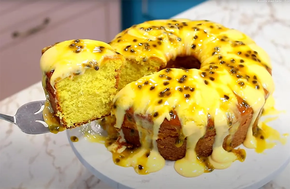 Bolo de maracujá: receita fácil e irresistível