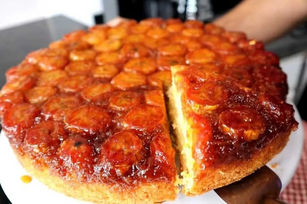 Bolo de Banana Caramelizado