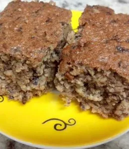 Bolo de banana com aveia sem farinha branca