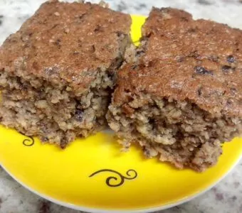 Bolo de banana com aveia sem farinha branca