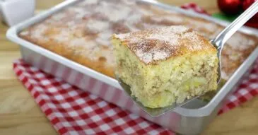 Bolo de banana com canela: receita da vovó atualizada
