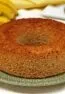 Bolo de banana sem açúcar adoçado só com a fruta